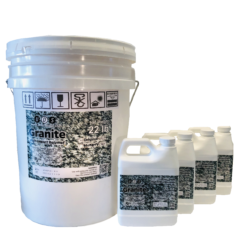 22 pound container of high impact dental acrylic with four quarts of acrylic liquid