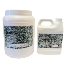 5 pound container of high-impact dental acrylic powder with one quart of acrylic liquid