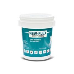 2.7 gallon bucket of teal New-Flex hydrocolloid duplicating material