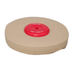 tcs turbo buffing wheel in beige with plastic hub
