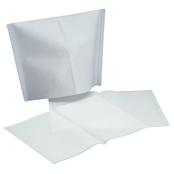 Headrest Covers Paper 10"x13" White 500/bx. - MARK3®