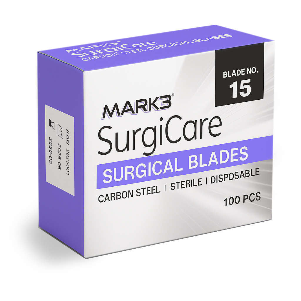 Surgicare Sterile Carbon - 100/bx