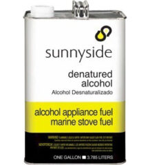 One quart metal container of denatured alcohol for appliance use