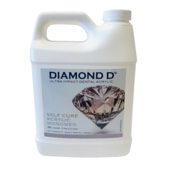 One bottle of Diamond D brand heat-cure acrylic liquid