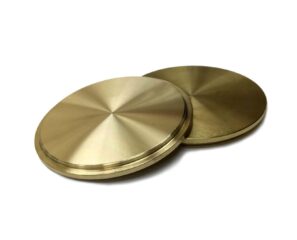 Bronze flask ejector knock-out disc