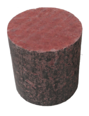 Red mordent buffing agent in cylinder form