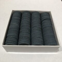 Product photograph of Rubber Polishing Wheels - Grey (100 Pk)