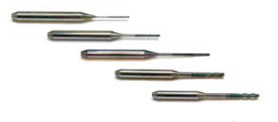 Product photograph of CAD/CAM Nano Diamond Coated Burs