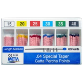Gutta Percha Points - .04 - 60/pk
