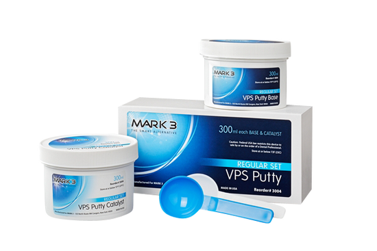 VPS Putty Fast Set 300ml. each Base & Catalyst