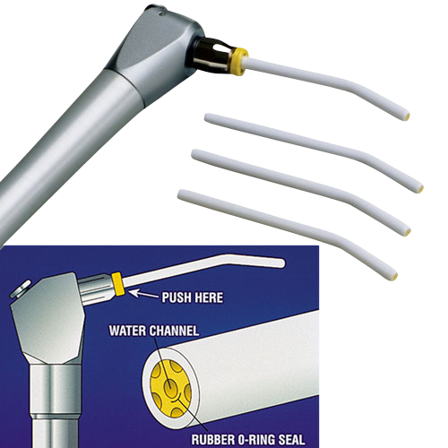 Lock Tight Air Water Syringe Tips White