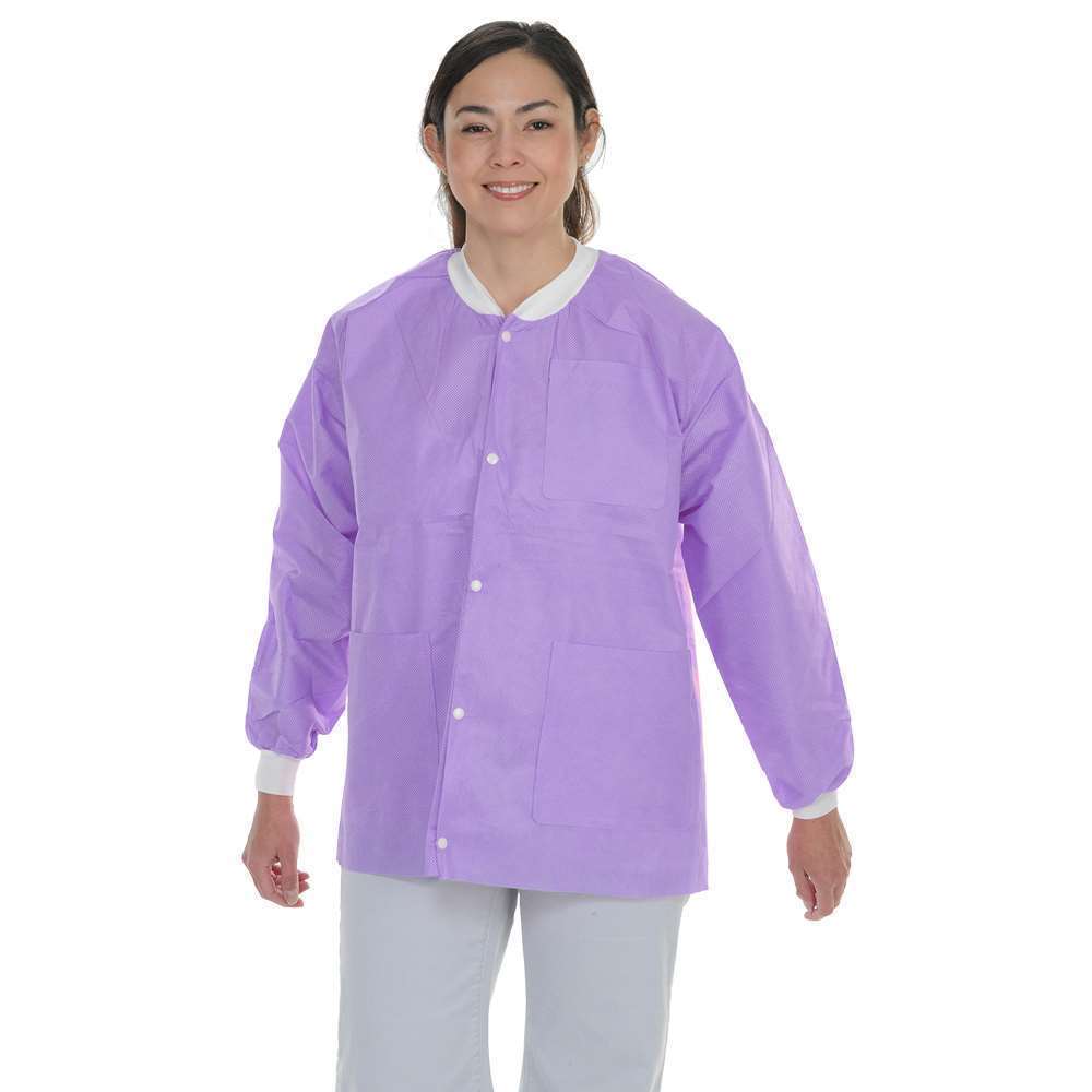 Jackets Hip Length Ceil Blue - 10/Pk