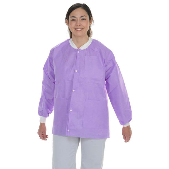 Jackets Hip Length Ceil Blue - 10/Pk