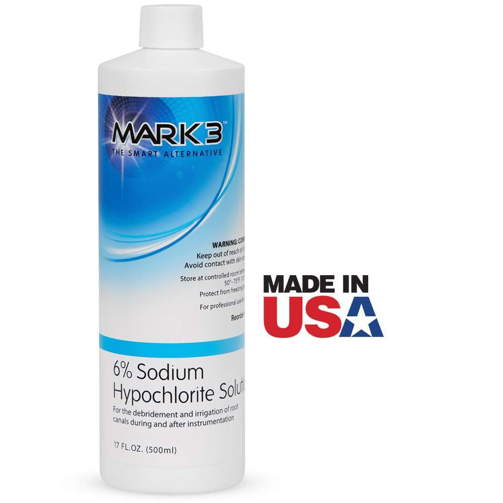 Sodium Hypochlorite Solution 6% 17oz. Bottle - MARK3®