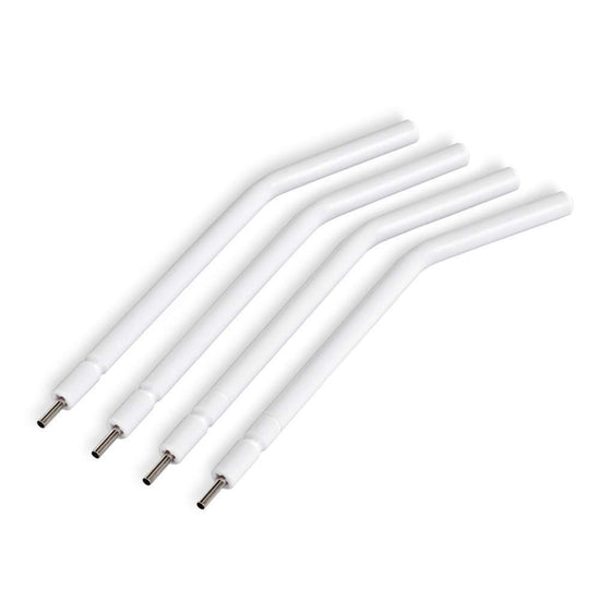Quick Tip Air Water Syringe Tips White With Metal Core