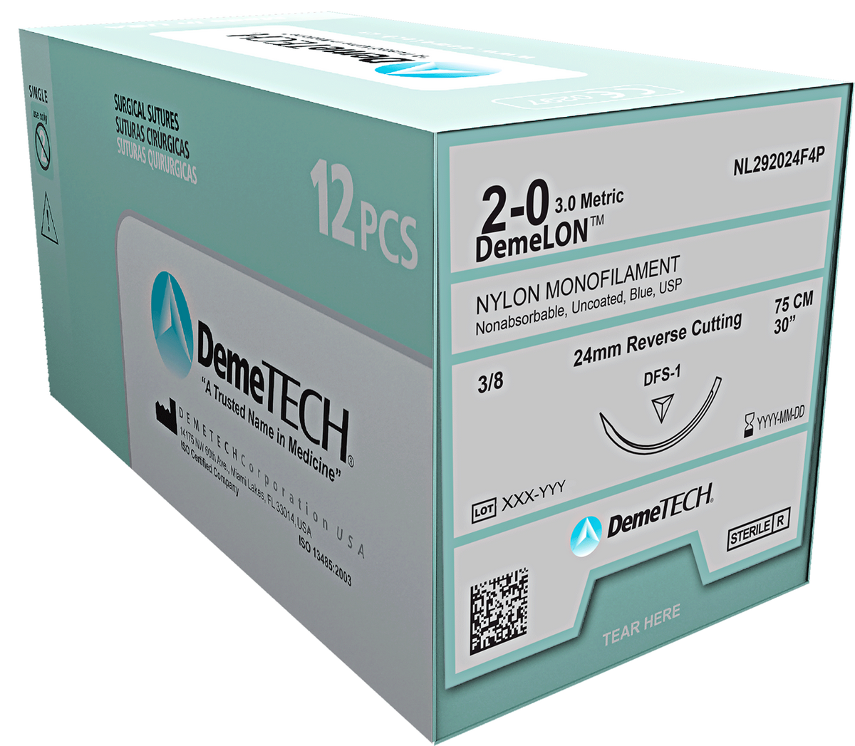 Sutures - Nylon - Demetech