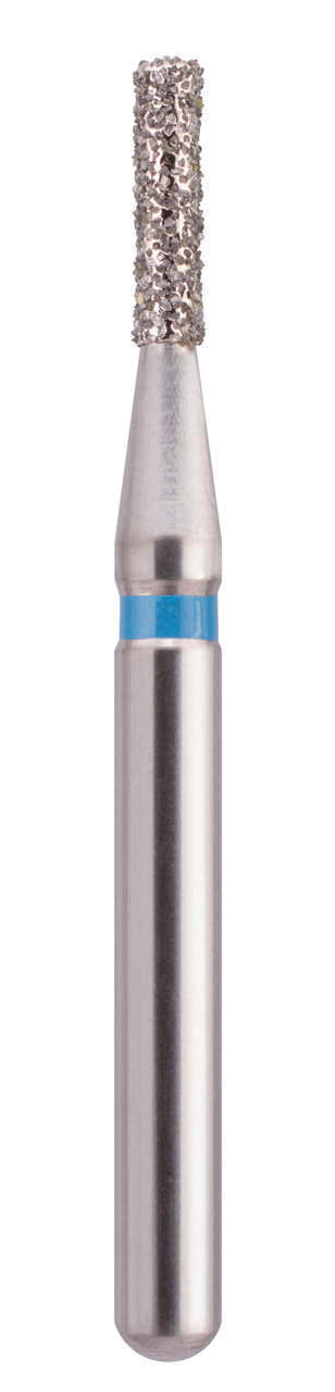 Blue Streak Diamond Burs - Flat End Cylinder - 5/pk