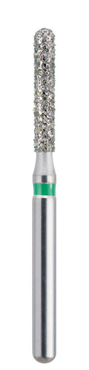 Blue Streak Diamond Burs Round End Cylinder 881.014 Coarse Green 5/pk. - MARK3®
