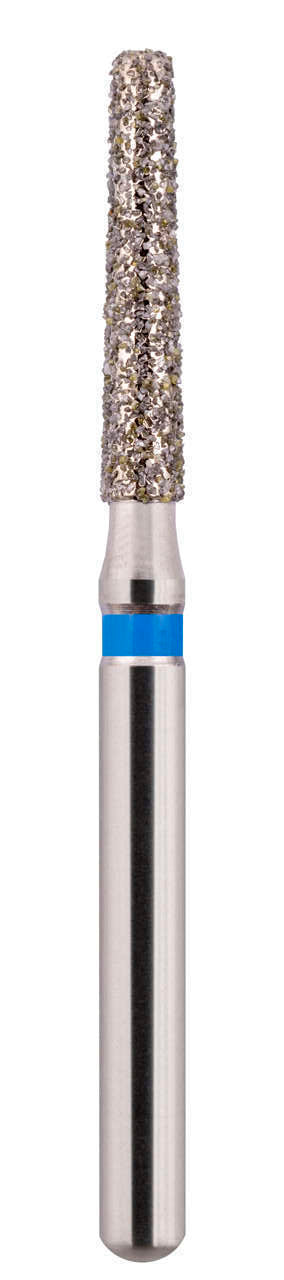 Blue Streak Diamond Burs - Round Edge Taper Short - 5/pk