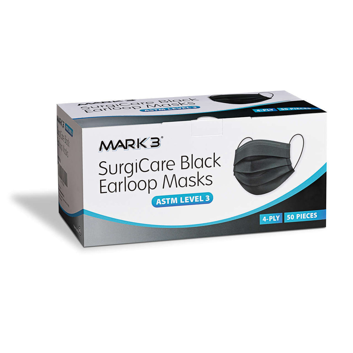 SurgiCare Earloop Face Masks - 50/bx