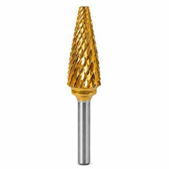 Carbide Bur-Gold Cone-Std Cut