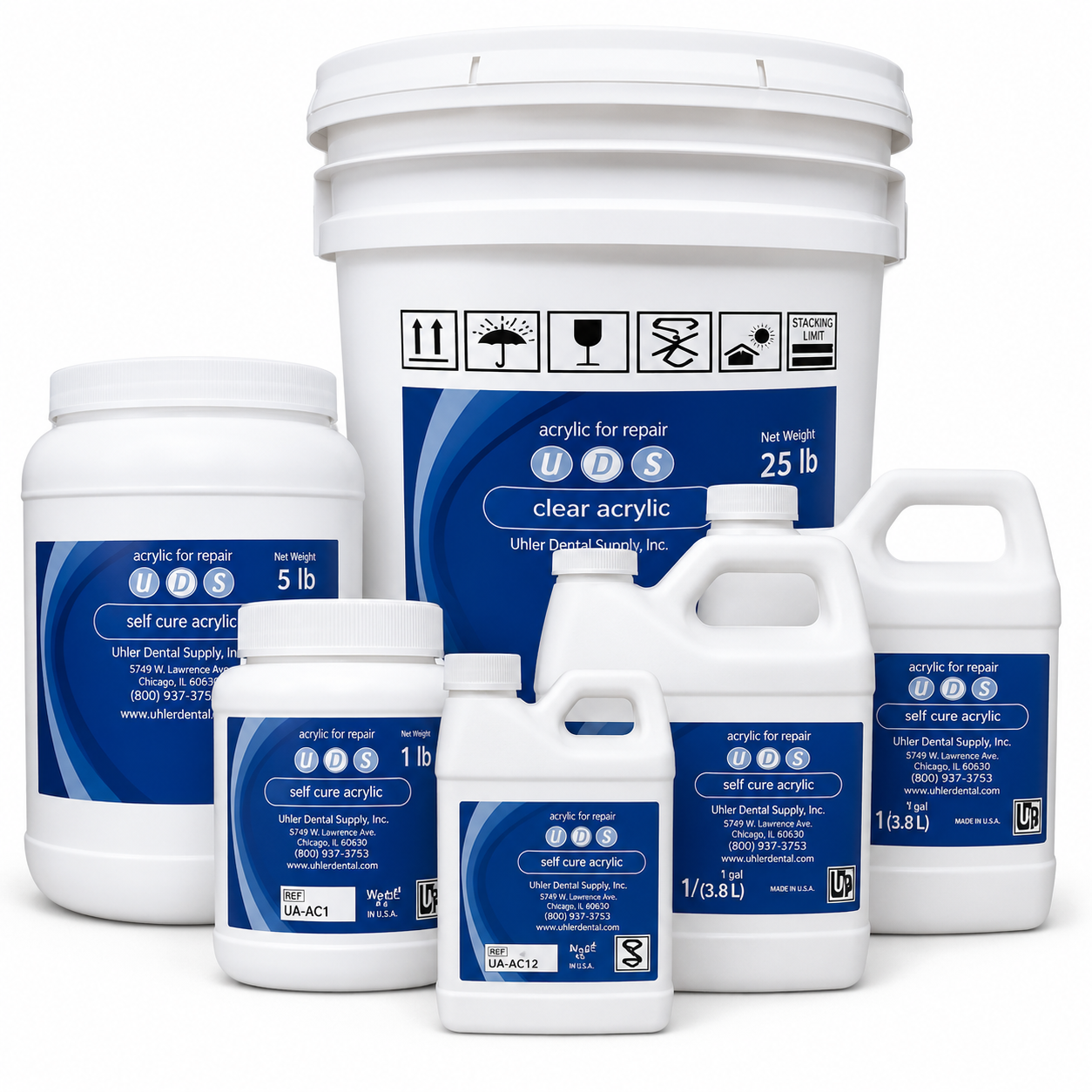 Uhler Acrylic - Self Cure [Powder & Liquid]