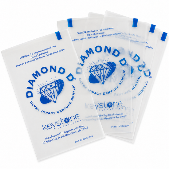 500 Diamond D Denture Bags