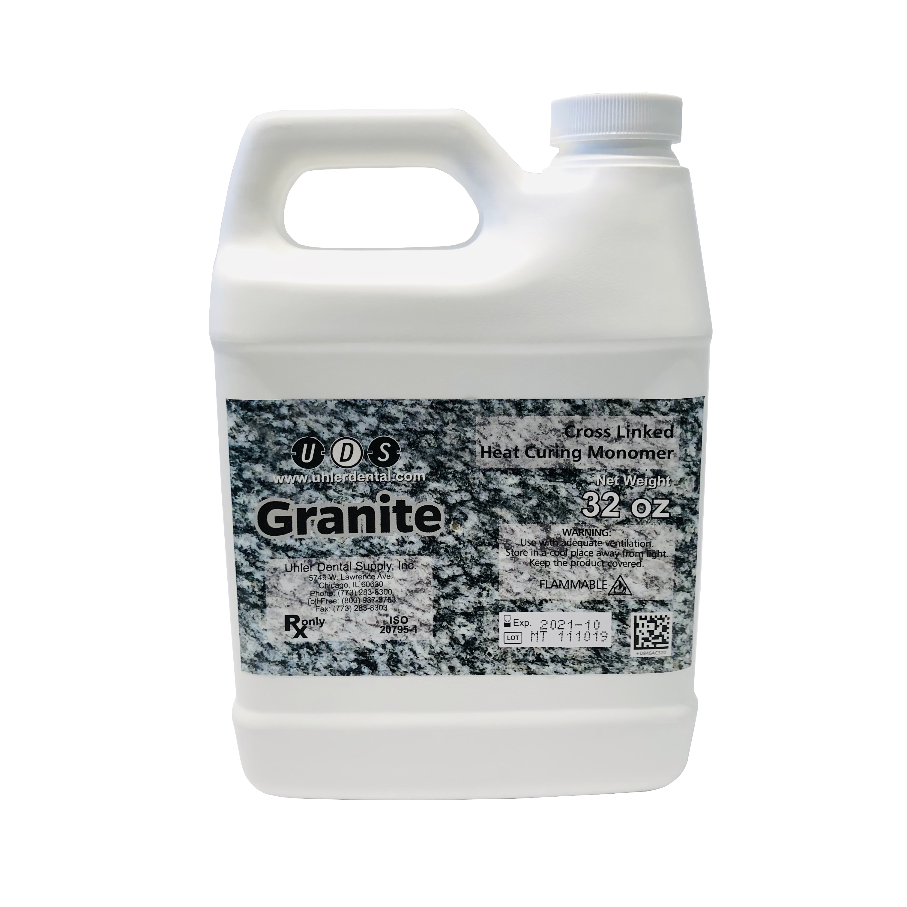 Granite High-Impact Heat Cure Acrylic