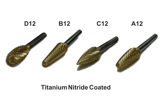 Lathe Carbide Burs - Standard Cut